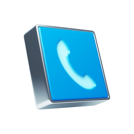 Contact Icon isolated on white backgroundの写真素材