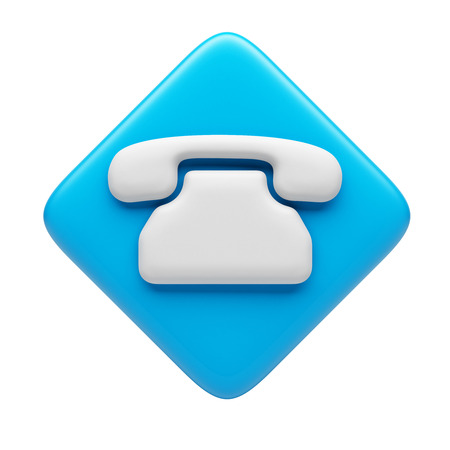 Contact Icon isolated on white backgroundの写真素材