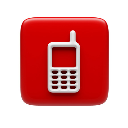 Contact Icon isolated on white backgroundの写真素材