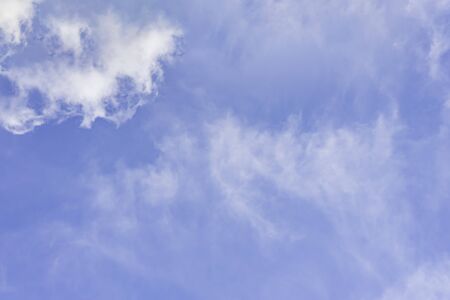 colorful of sky with a little cloud in the nice weather dayの写真素材