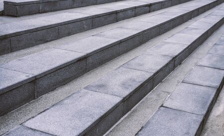 cement stairs cement got to the building with old film scene styleの写真素材