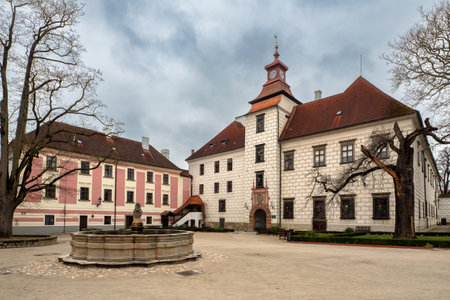 Trebon Castle, South Bohemia. Czech Republicのeditorial素材