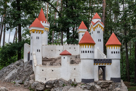 Miniature of the castle on rock, Czech Republicのeditorial素材