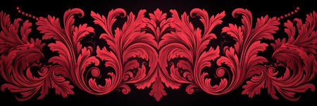 Rich ornament and old Damascus style patternの素材