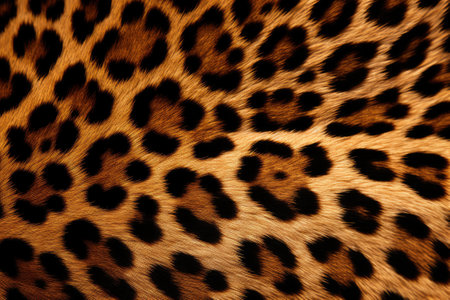Leopard skin texture, leopard fur. Animal patternの素材
