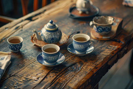 Tea of traditional Chinese medicineの素材