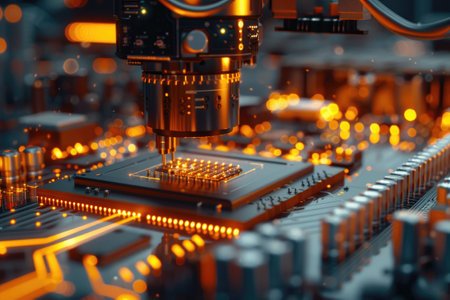 Precision machinery manufacturing microchipの素材