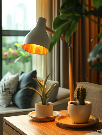 Stylish modern desk lamp.の素材