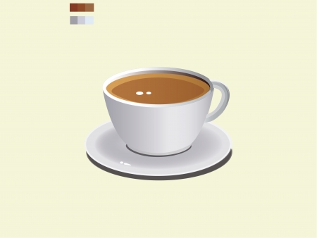 Tea Break Cup Vectorのイラスト素材