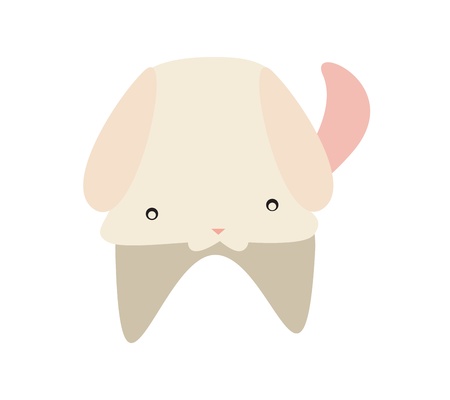 Puppy cute cartoon dogのイラスト素材