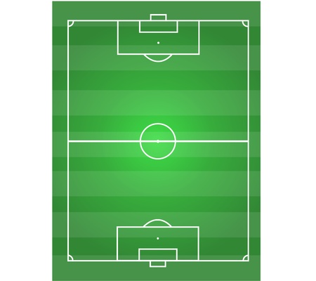 soccer field horizontal graphic のイラスト素材