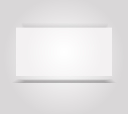 Paper square banner with drop shadowsのイラスト素材