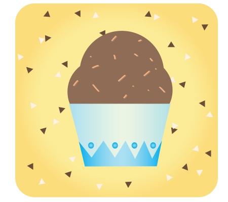 cupcakeのイラスト素材