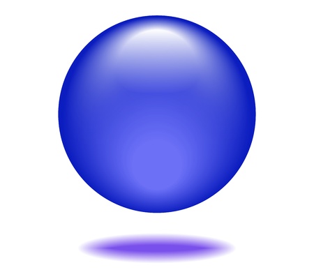 Royal blue Orb Graphicのイラスト素材