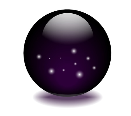 Sphere Orb graphic space art in  sphere のイラスト素材