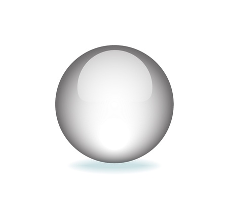 White Orb Graphic  のイラスト素材