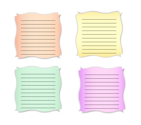 This is a sticky note use for note   のイラスト素材