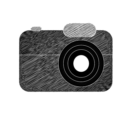 Vintage camera sketchesのイラスト素材