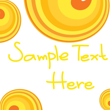 abstract color circles background illustration のイラスト素材