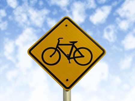 Bicycle traffic sign.
