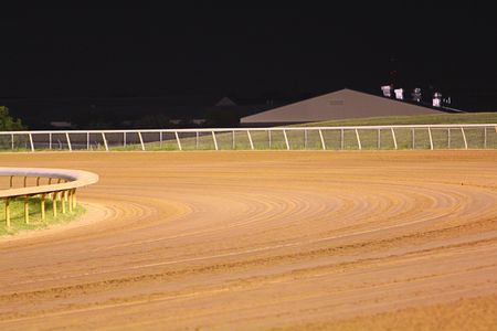 Horse track.の写真素材