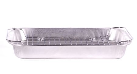 Aluminum cooking tray.の写真素材