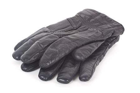 Gloves isolated on white.の写真素材