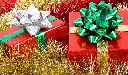 Christmas presents.の写真素材