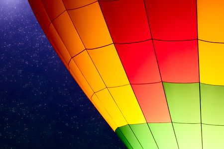 Hot air balloon detail.の写真素材