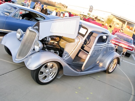 North Richland Hills,TX - August 30: Detail of BISD Car Show  - August 30, 2008 at Birdville ISD in North Richland Hills, Texas.のeditorial素材