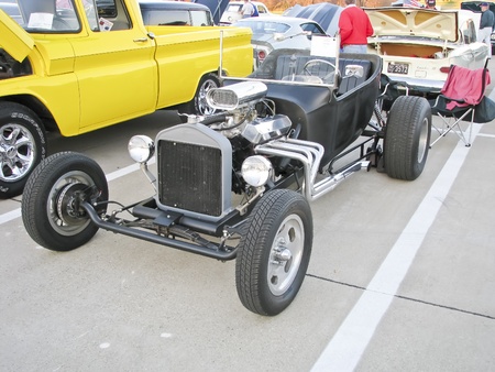 North Richland Hills,TX - August 30: Detail of BISD Car Show  - August 30, 2008 at Birdville ISD in North Richland Hills, Texas.のeditorial素材