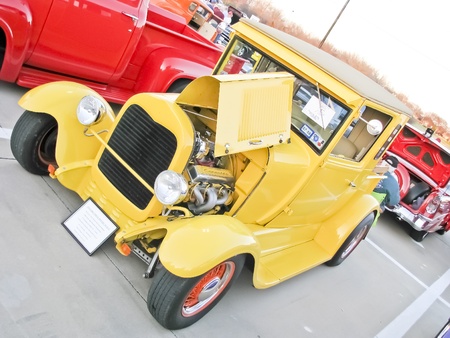 North Richland Hills,TX - August 30: Detail of BISD Car Show  - August 30, 2008 at Birdville ISD in North Richland Hills, Texas.のeditorial素材