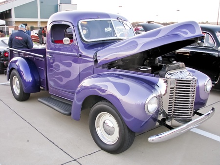 North Richland Hills,TX - August 30: Detail of BISD Car Show  - August 30, 2008 at Birdville ISD in North Richland Hills, Texas.のeditorial素材