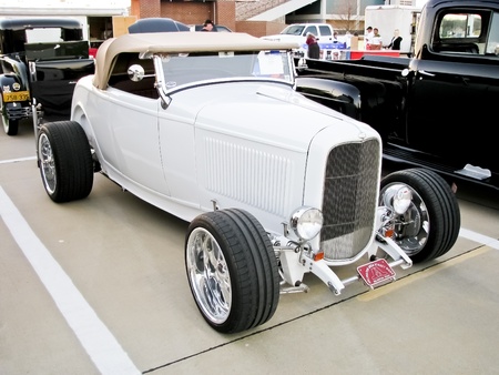 North Richland Hills,TX - August 30: Detail of BISD Car Show  - August 30, 2008 at Birdville ISD in North Richland Hills, Texas.のeditorial素材