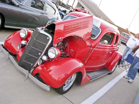 North Richland Hills,TX - August 30: Detail of BISD Car Show  - August 30, 2008 at Birdville ISD in North Richland Hills, Texas.のeditorial素材