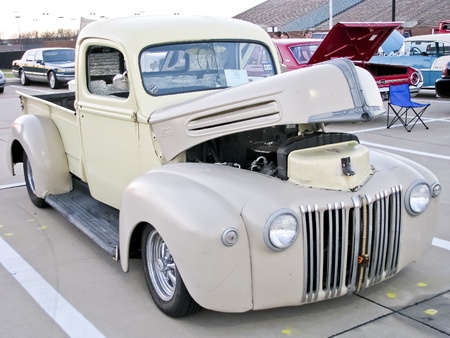 North Richland Hills,TX - August 30: Detail of BISD Car Show  - August 30, 2008 at Birdville ISD in North Richland Hills, Texas.のeditorial素材