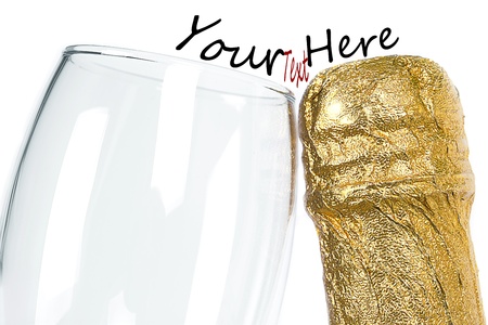 Champagne glass.の写真素材