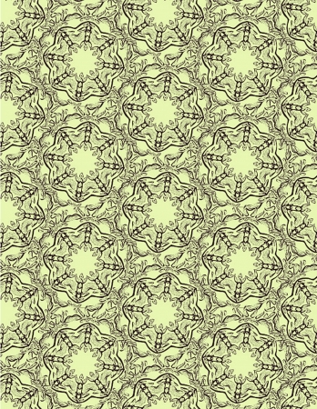 Seamless Floral Design のイラスト素材