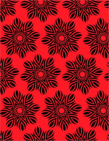 Seamless Floral Design のイラスト素材