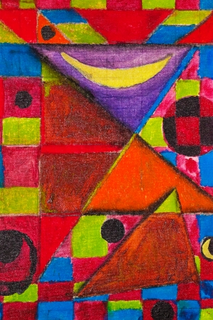 Abstract painting detailの写真素材
