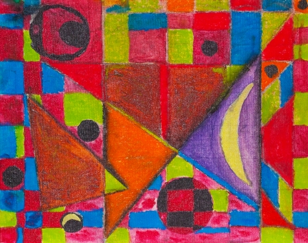 Abstract painting detailの写真素材