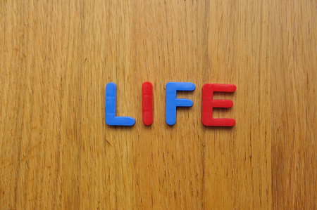 Life wordの写真素材