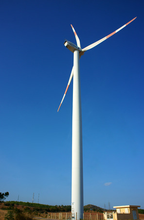 Green energy suply, wind turbin, itのeditorial素材