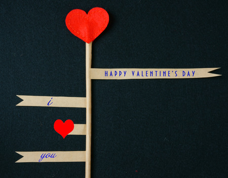 Valentine day background with red heart, i love you message, Feb 14 is the special day for love, February 14 is happy day for coupleの写真素材