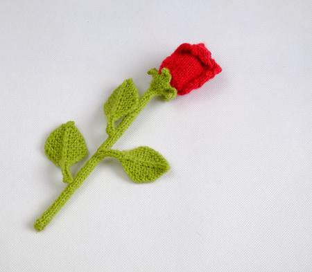 Amazing valentine background in pink colour, symbol of heart, i love you message, rose flower, all gift make handmade, knit from yarn, Valentines day on feb 14 is romantic day for loveの写真素材