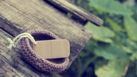 Abstract background for design with old wooden, piece of paper for text in vintage colorの写真素材