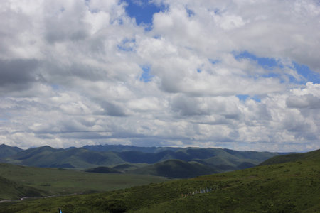 Mountainous viewの写真素材