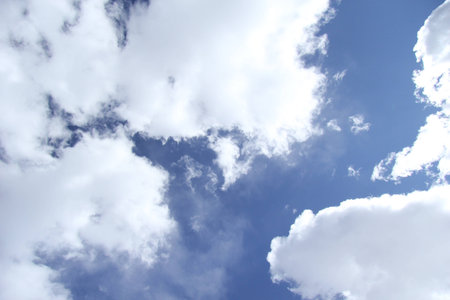 View of clouds in the skyの写真素材
