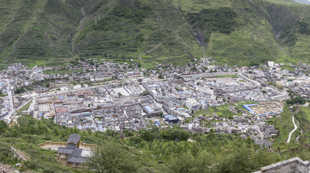 Town at the highlandのeditorial素材