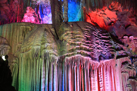 Yangshuo silver rockの写真素材